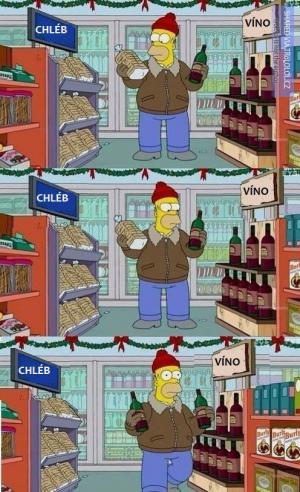 Homerova logika na nákupech