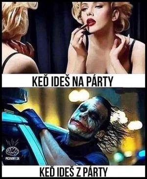 Jak vypadáš na party