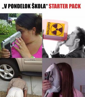 V pondělí škola