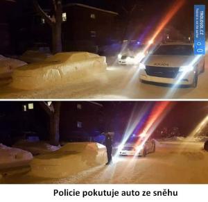 Policie dává v zimě pokuty 