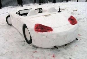 Sněhulákovo auto