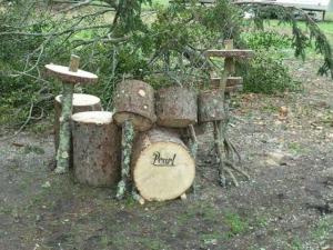 Bubny ze dřeva