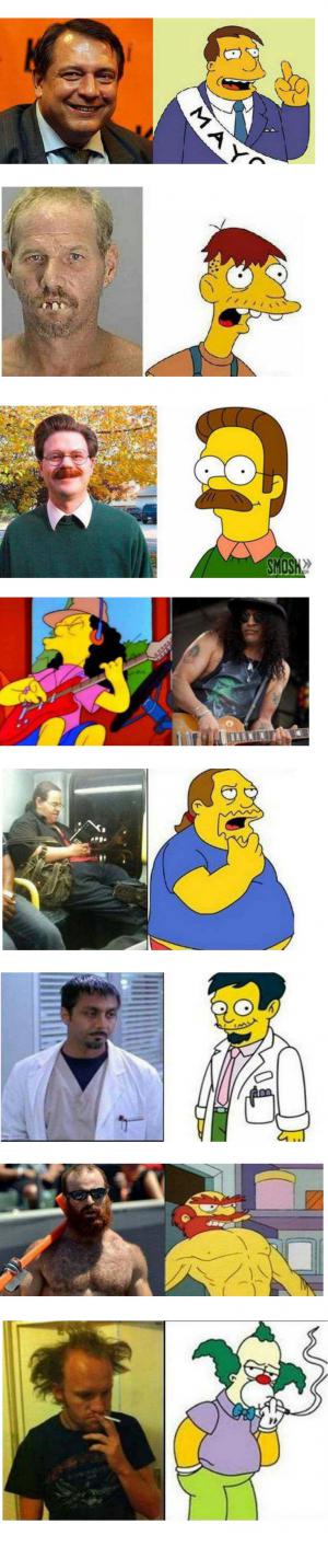 Simpsonovi v reálném životě