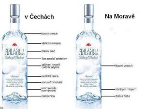 Jak se pije vodka v Čechách vs. na Moravě