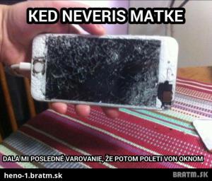 Proč věřit mámě