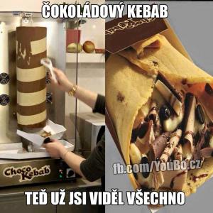 Čokoládový kebab
