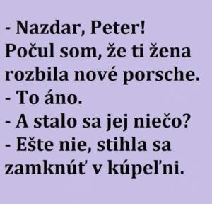 Rozbité Porsche