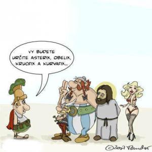 Asterix, Obelix, Krucifix a Ku*vafix