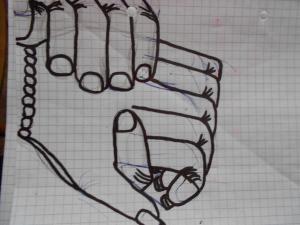 Ruce: kreslené 