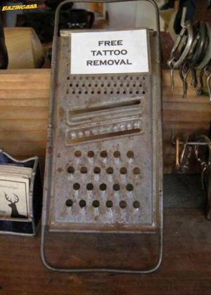 Nový odstraňovač tetování.