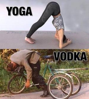 Yoga VS Vodka