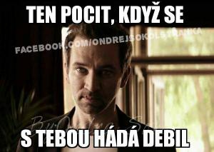 Hádání s debilem 