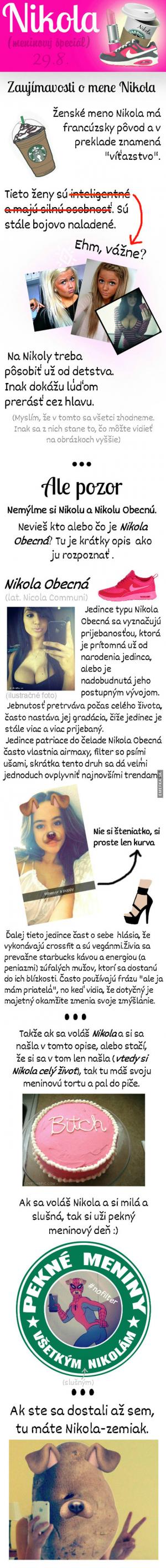 Zajímavosti o jméně Nikola