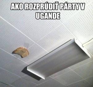 Párty v Ugandě