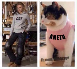 Kočka a Aneta