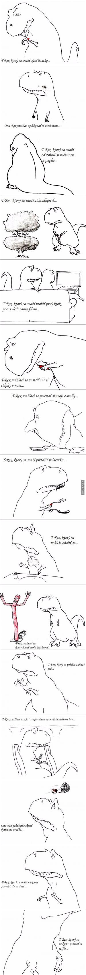 T-Rex a jeho těžký život