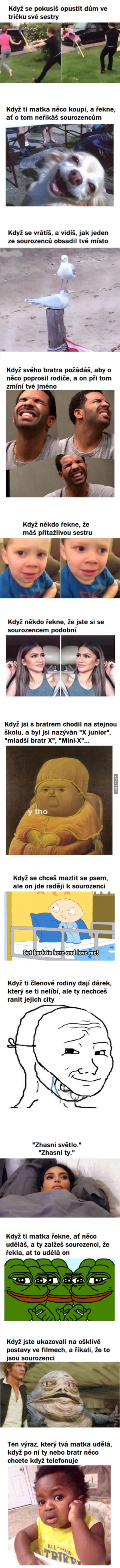 13 situací, které znají jen sourozenci