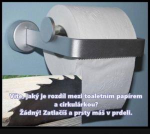 Rozdíl mezi cirkulárkou a toaleťákem
