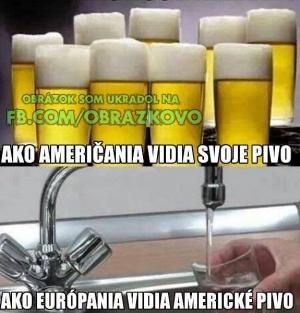 Američané a pivo