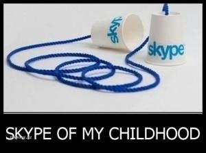 Skype mého dětství