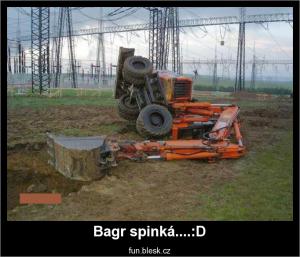 Bagr spinká