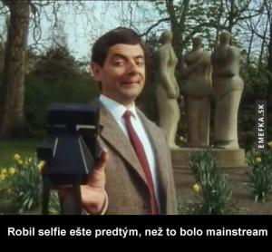 Selfie v podání Mr. Beana