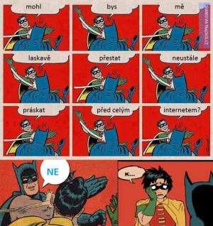 Skromný dotaz od Batmana
