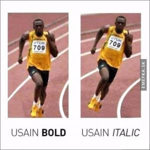 Usain Bolt :)
