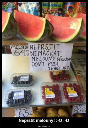 Neprstit melouny