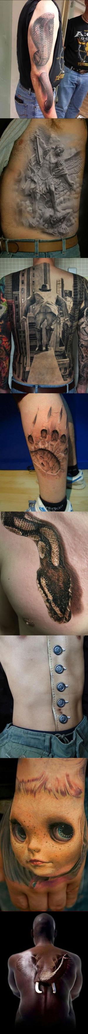 3d tetování