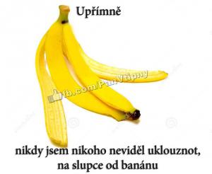 Uklouznutí na banánu