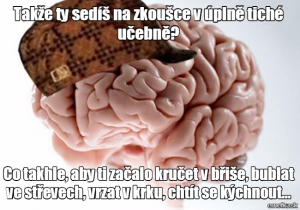 V učebně, když je ticho