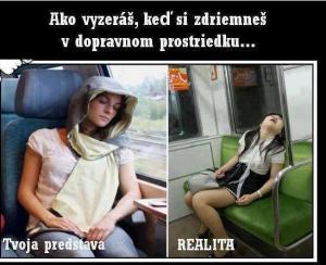 Když usneš ve veřejné dopravě