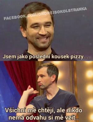 Poslední kousek pizzy