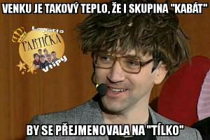 Venku je takový teplo 