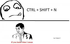 Ctrl+Shift+N