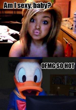Duck face s duckem