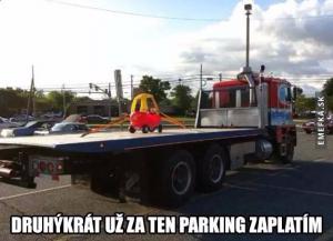 Pokuta za parkování