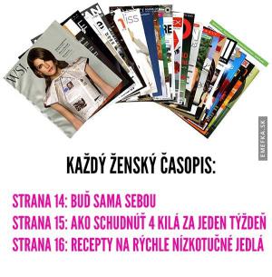 Každý ženský časopis