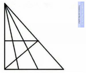 Pokud napočítáte 18 a více trojúhelníků, vaše IQ je vyšší než 120 bodů