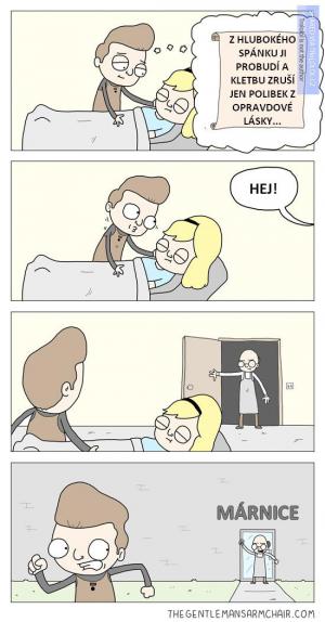 Ze spánku ji probudí jen polibek z opravdové lásky...