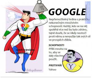 Google jako super hrdina