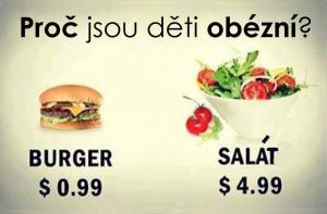 Burger vs. zelenina