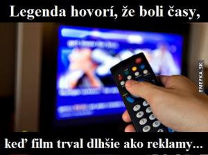 Film delší než reklamy