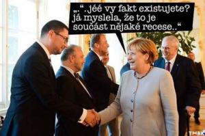 Merkelová a Ovčáček
