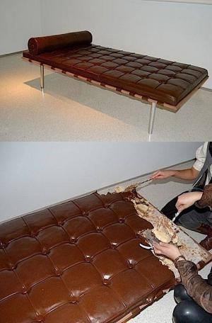 Čokoládová postel