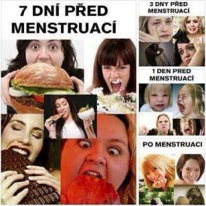 7 dní před menstruací