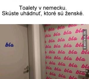 Toalety v Německu