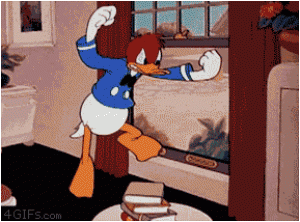 Rozčílený Donald Duck