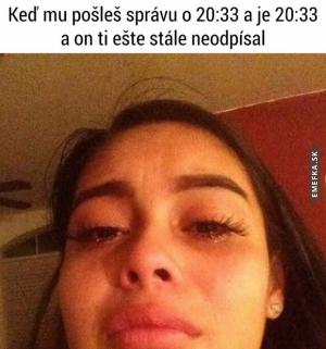 Když mu napíšeš